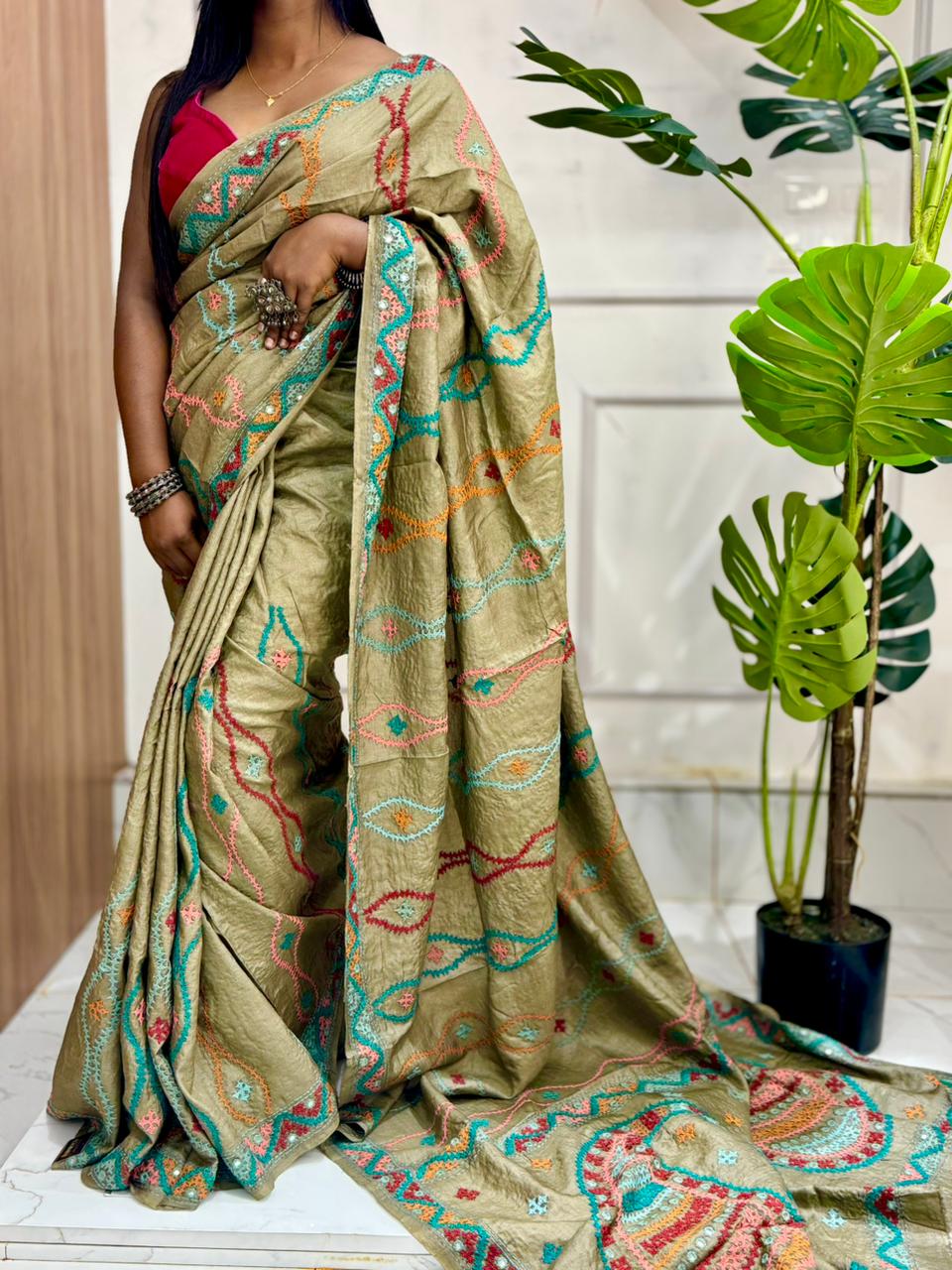 Pure Tussar Gujarati