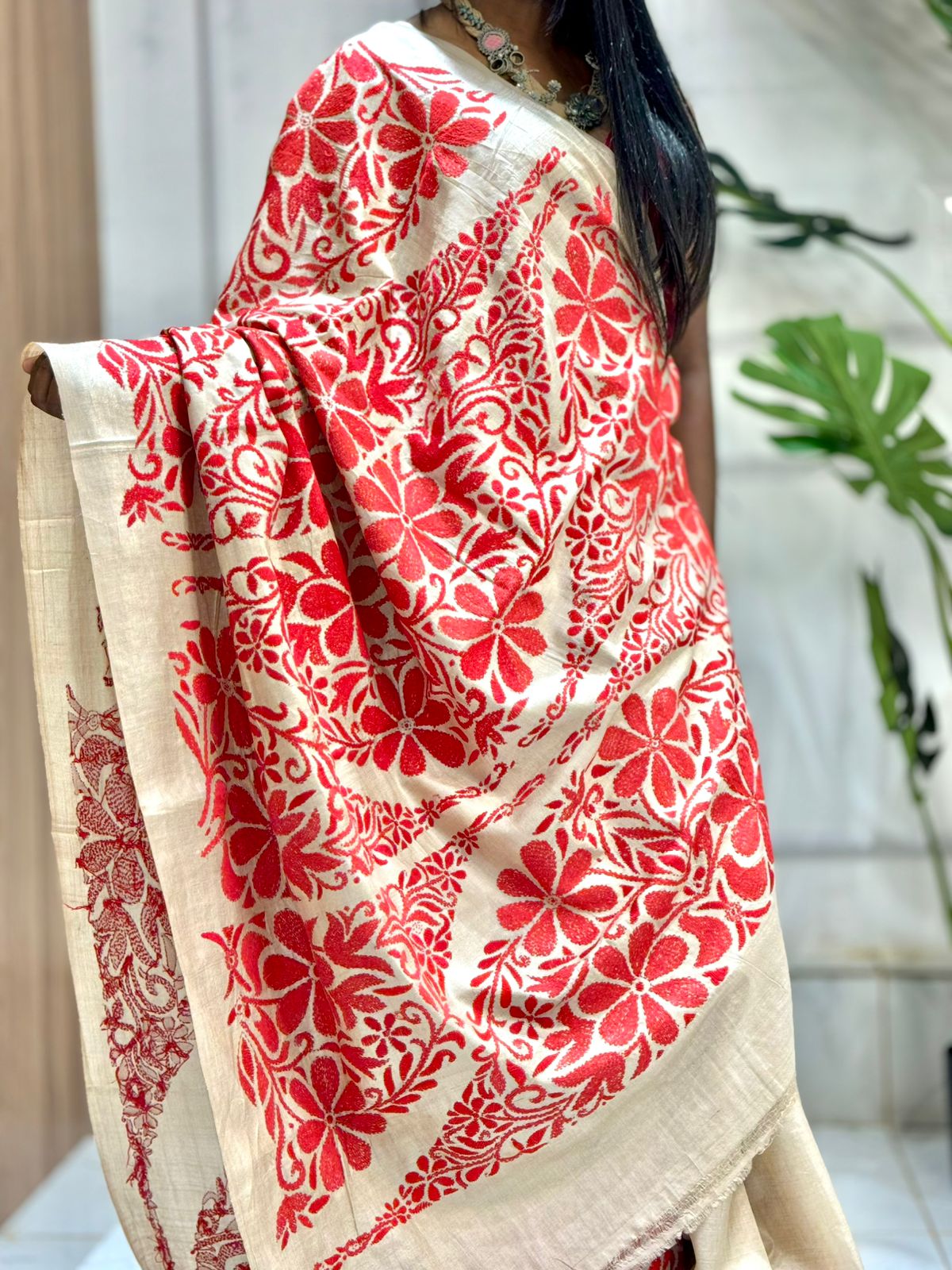 Pure Tussar Kantha
