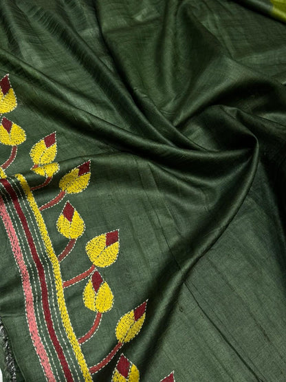 Pure Tussar Kantha