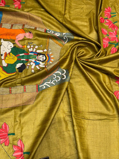 Pure Tussar Kantha