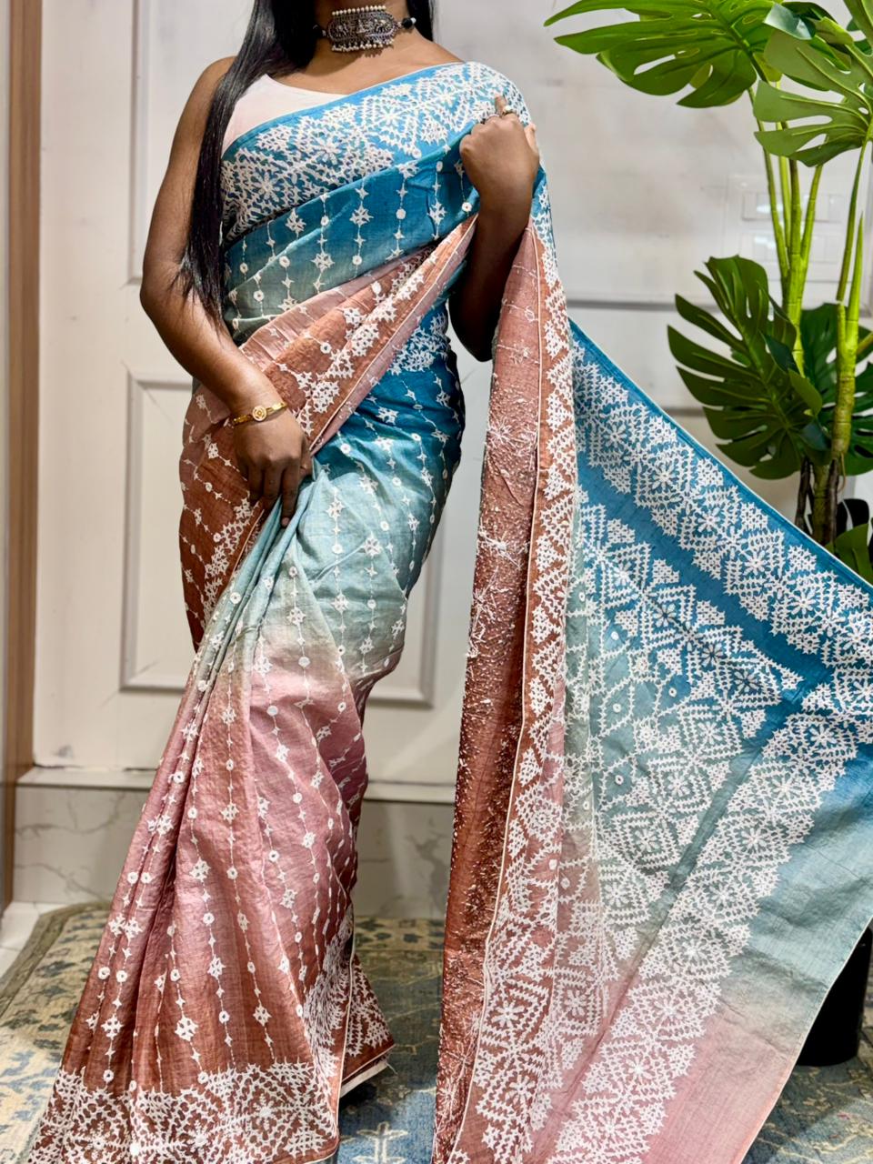 Pure Tussar Gujarati
