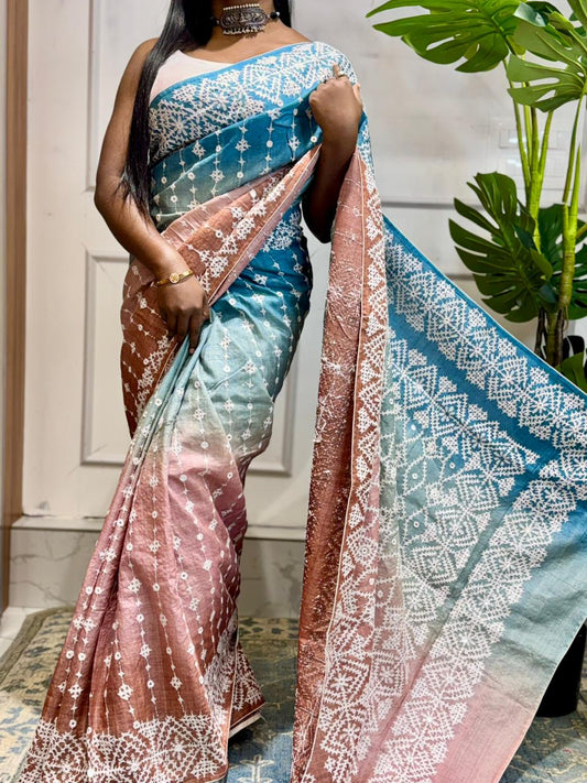 Pure Tussar Gujarati