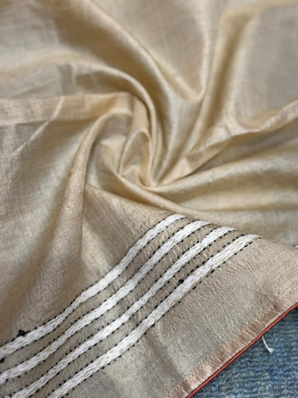 Pure Tussar Kantha