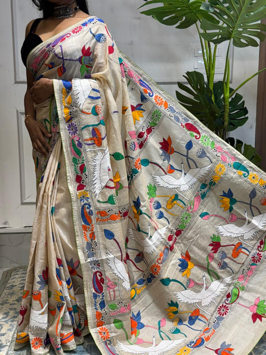 Pure Tussar Kantha