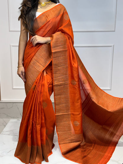 SEMI RAW SILK