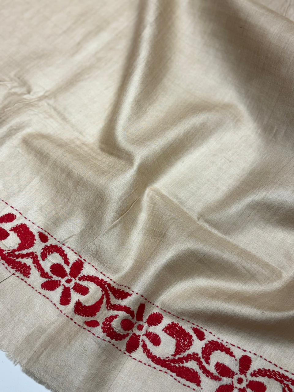 Pure Tussar Kantha